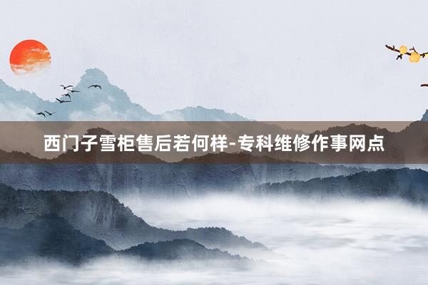 西门子雪柜售后若何样-专科维修作事网点